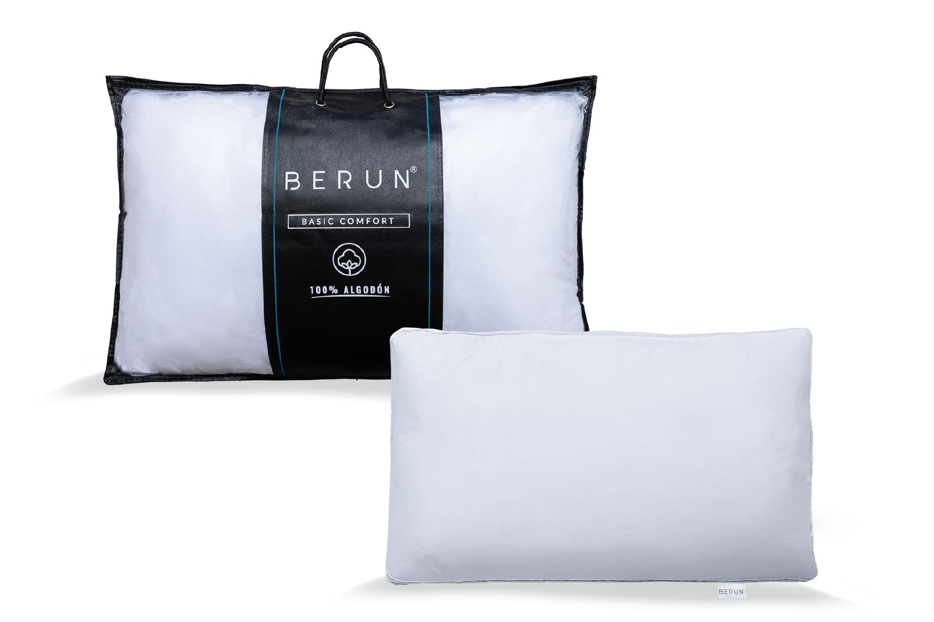 Almohada Basic Comfort 100% Algodón Confort Superior Berun